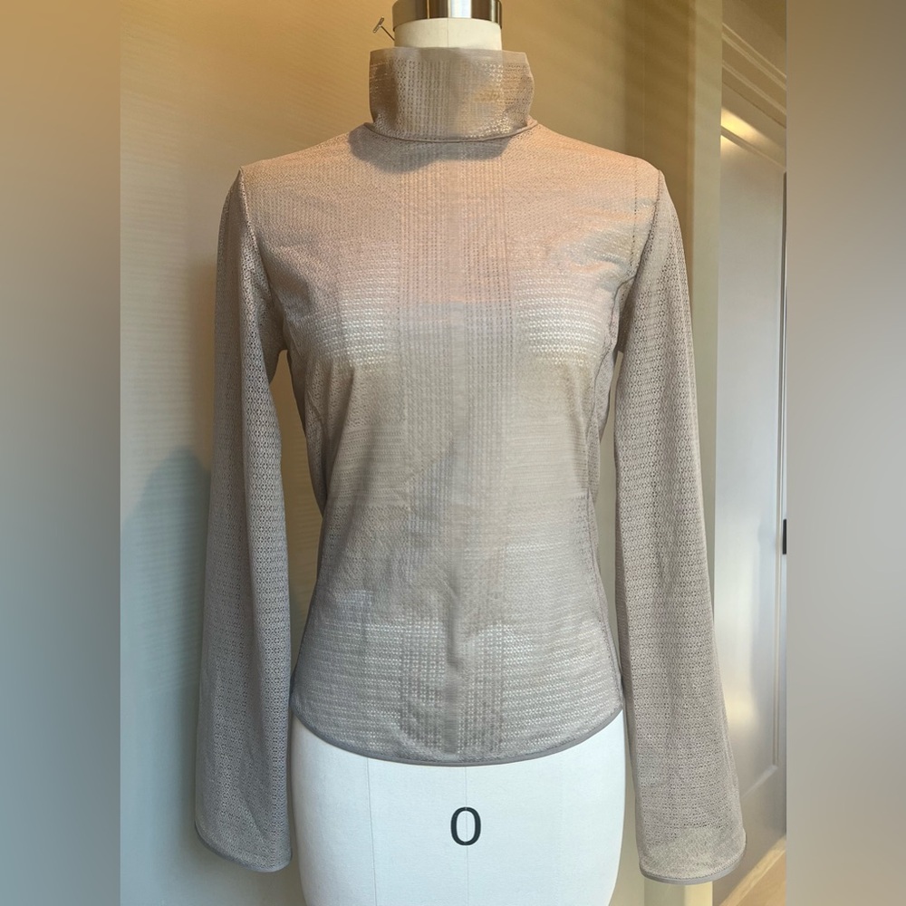 NWT Mame Kurogouchi Lace-Mesh Blouse